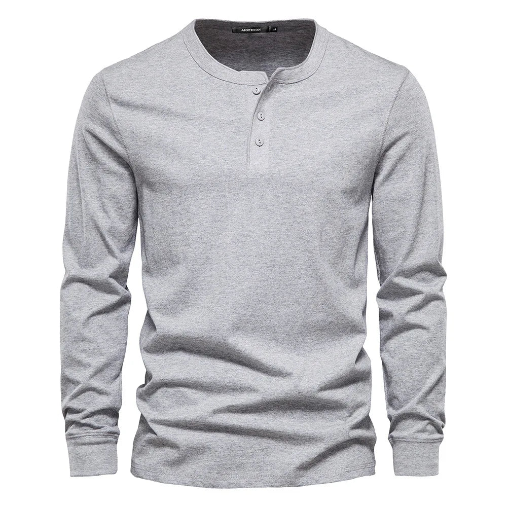 Chemise Henley - Mélange Doux et Respirant