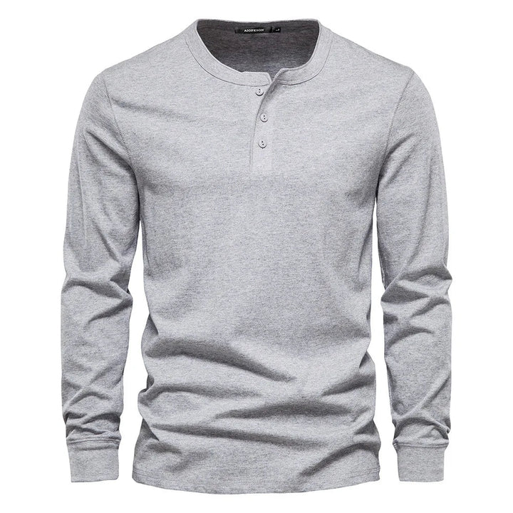 Chemise Henley - Mélange Doux et Respirant