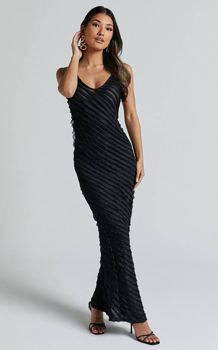 Garance | Robe Noire Élégante