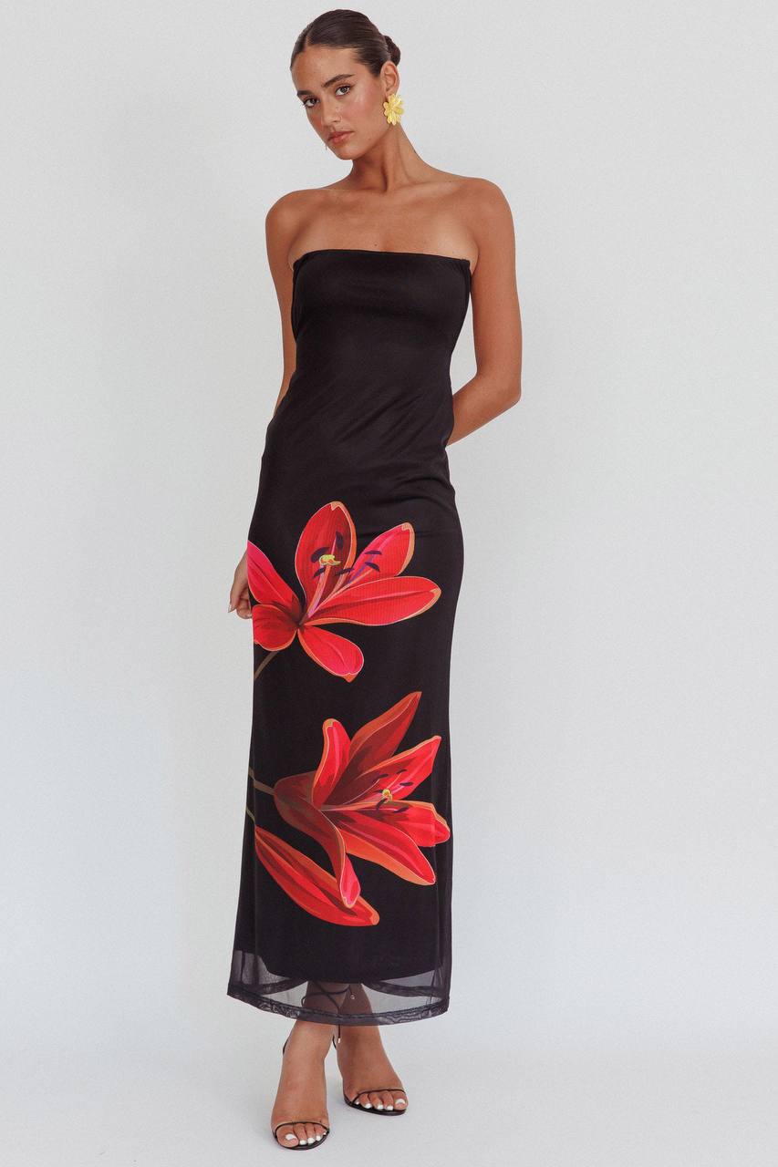 Zoé | Robe Fleurie Sans Manches