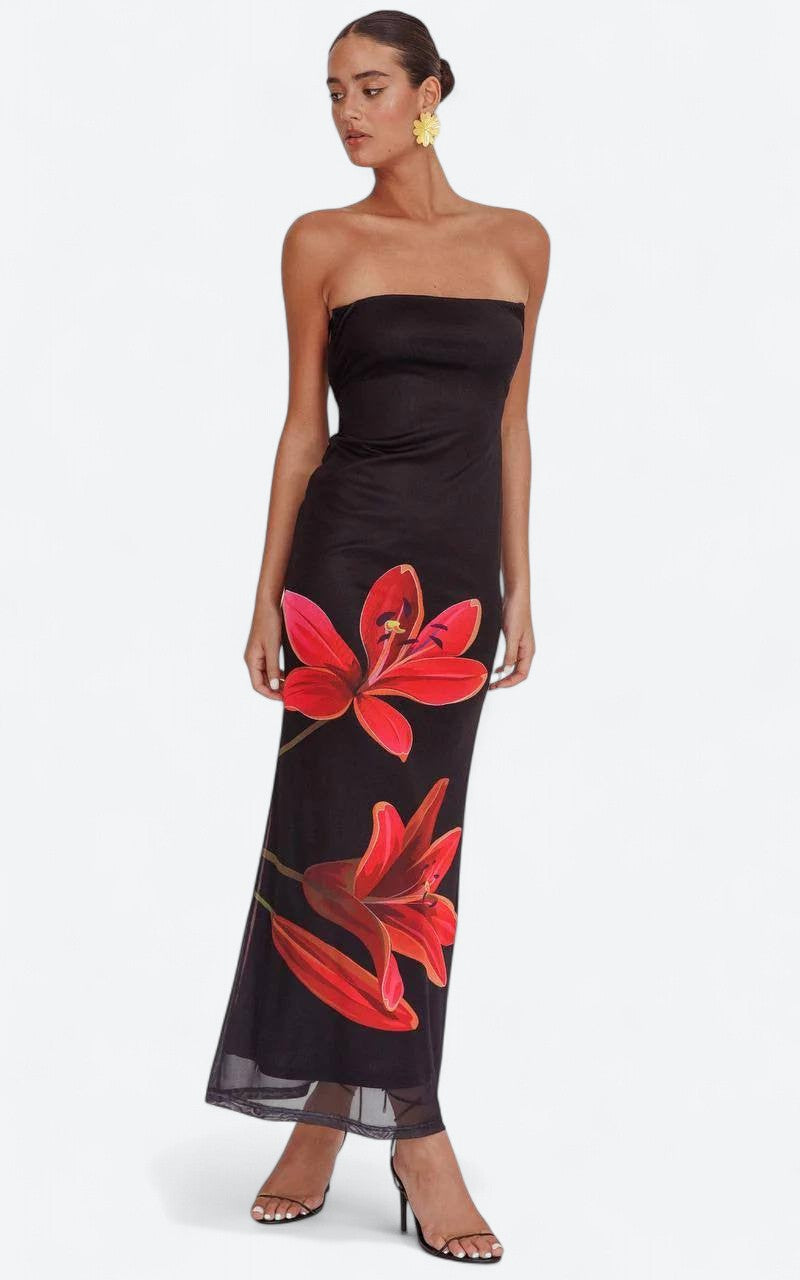 Zoé | Robe Fleurie Sans Manches