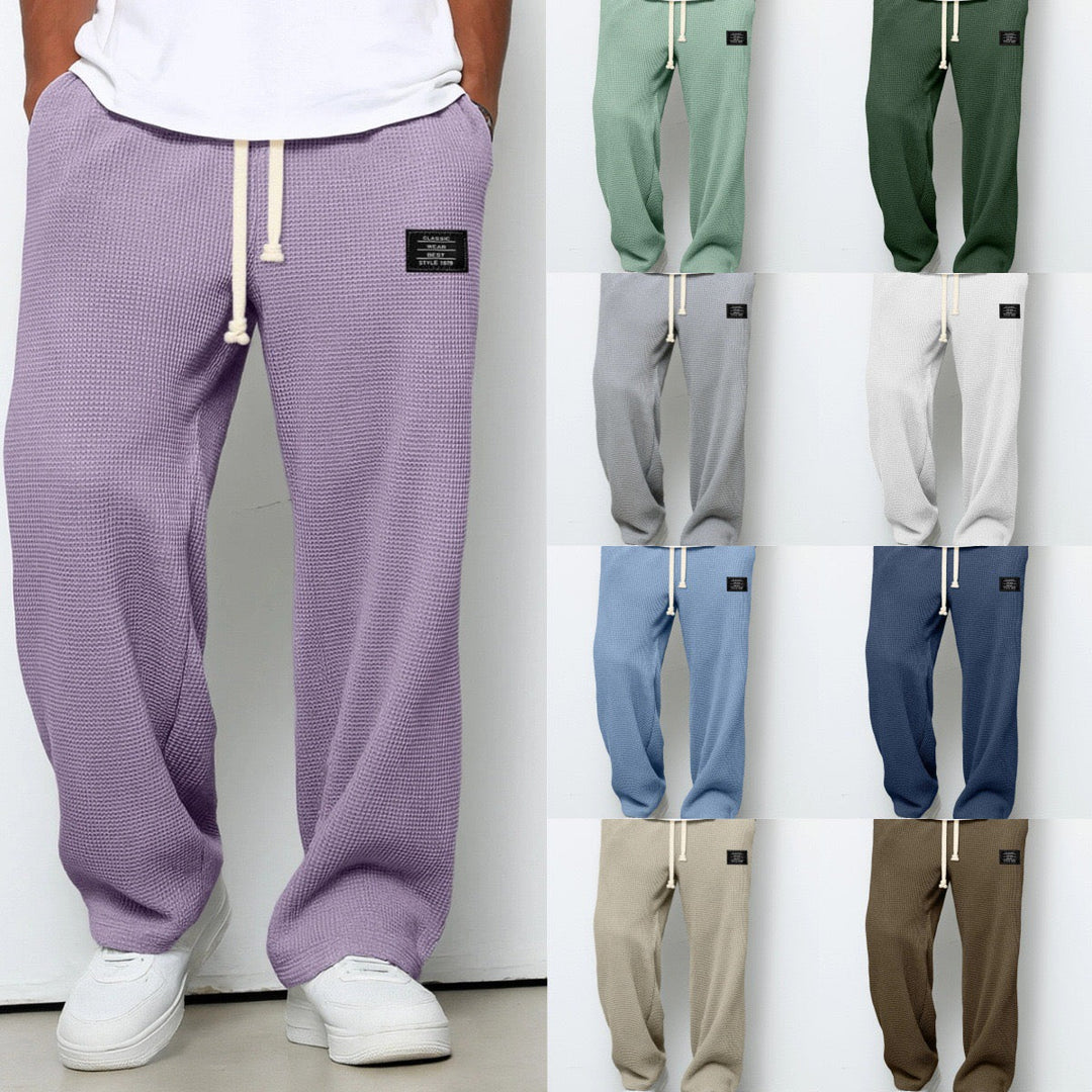 Maxime - Pantalons à jambes larges avec taille ajustable