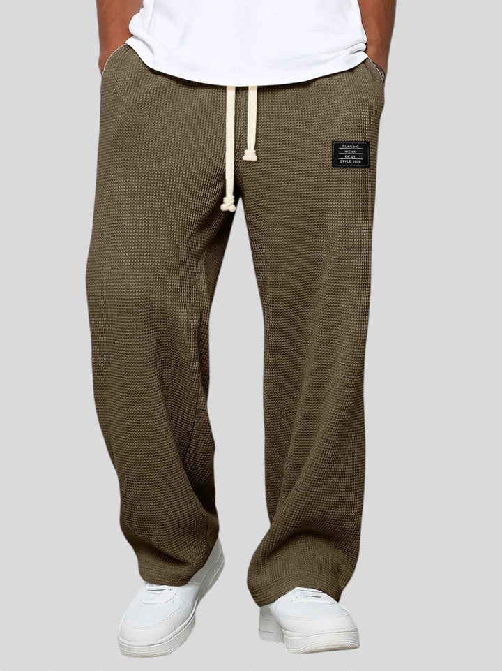 Maxime - Pantalons à jambes larges avec taille ajustable