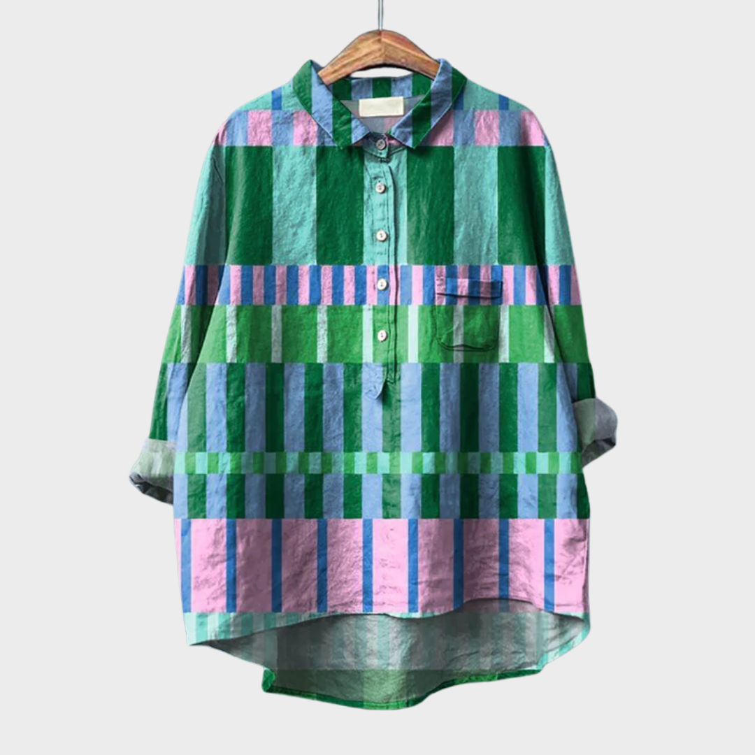 Éloïse | Blouse en Lin Élégante pour l'Été