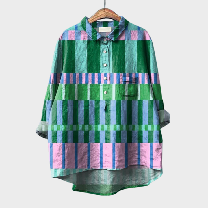 Éloïse | Blouse en Lin Élégante pour l'Été