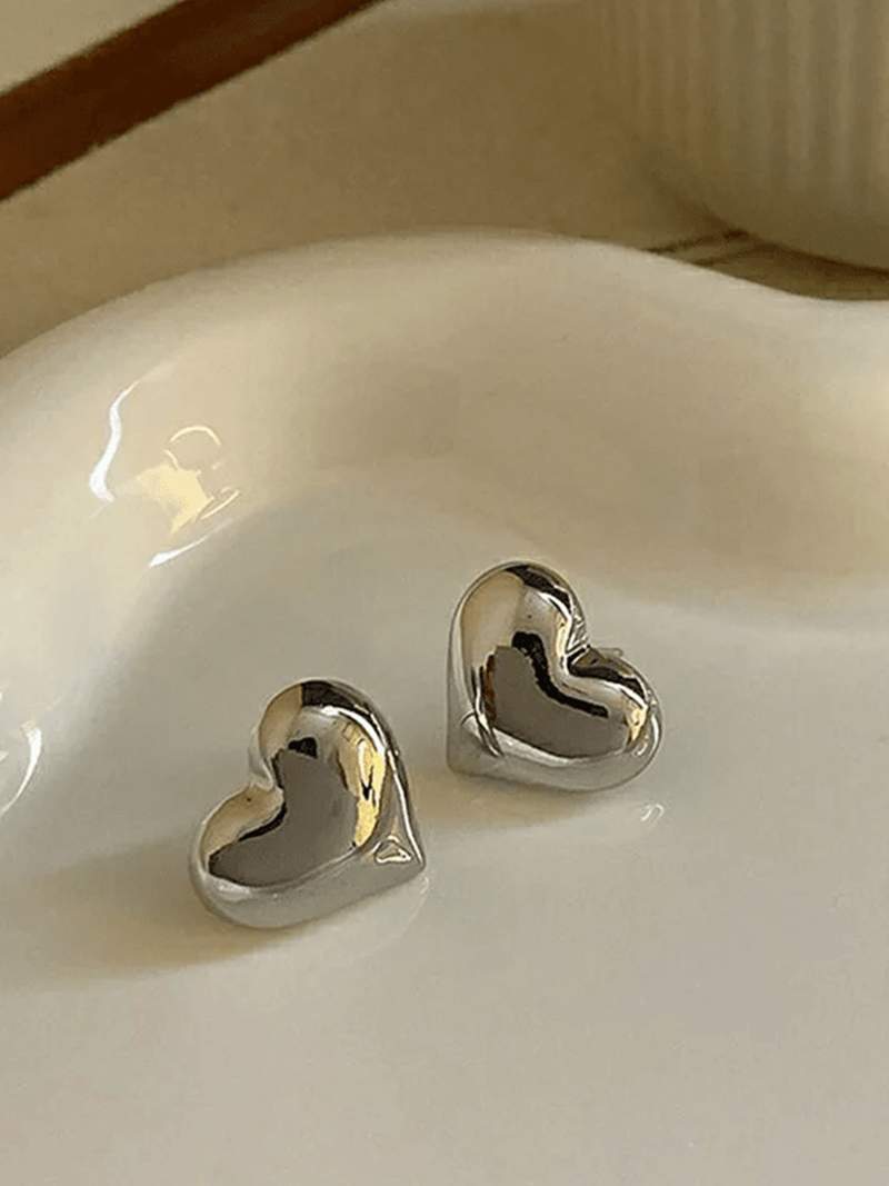 Boucles d'oreilles en forme de cœur