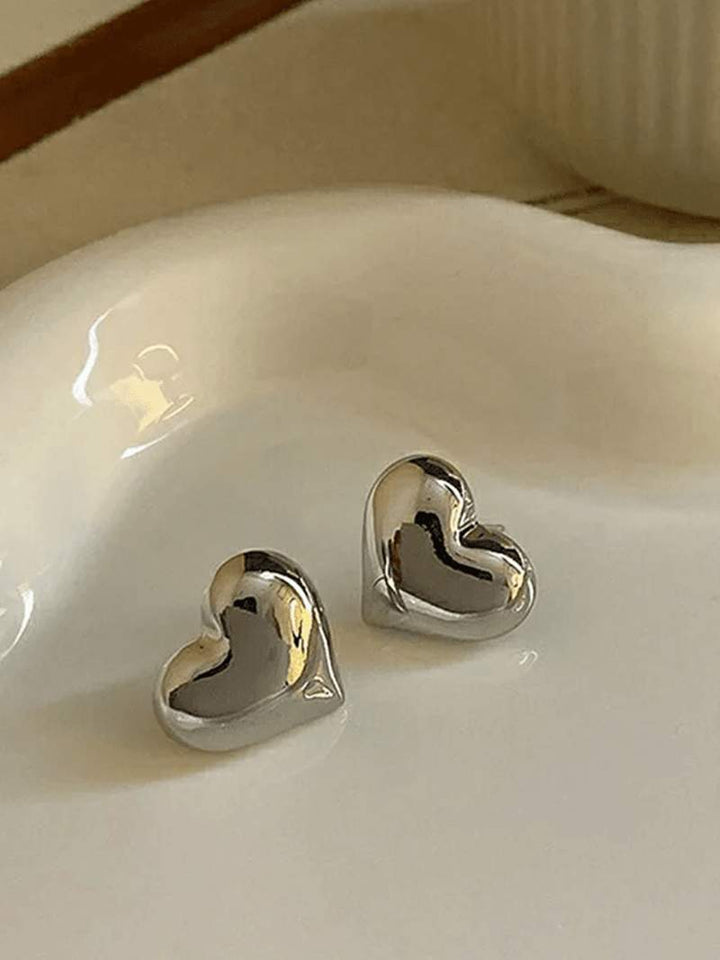 Boucles d'oreilles en forme de cœur