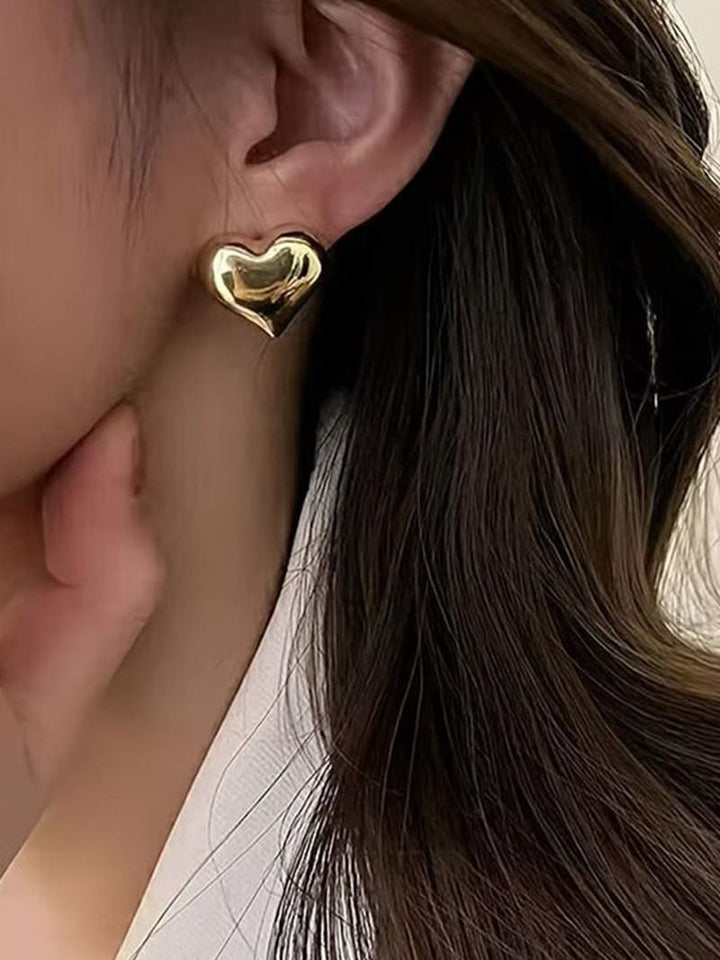 Boucles d'oreilles en forme de cœur