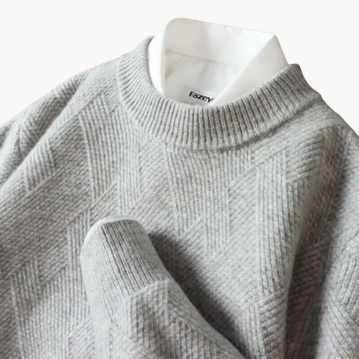 Philippe - Pull en Tricot Jacquard