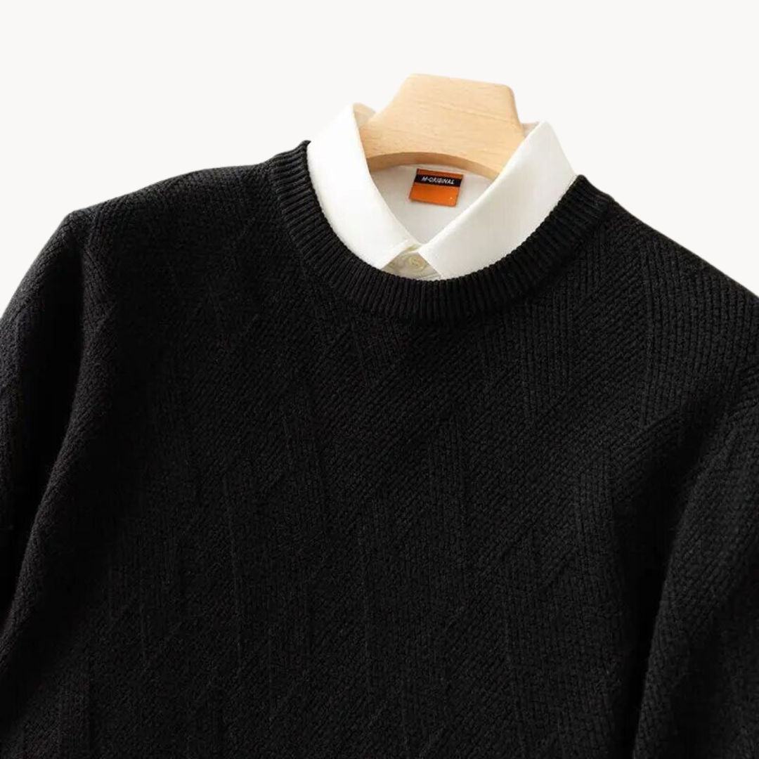 Philippe - Pull en Tricot Jacquard