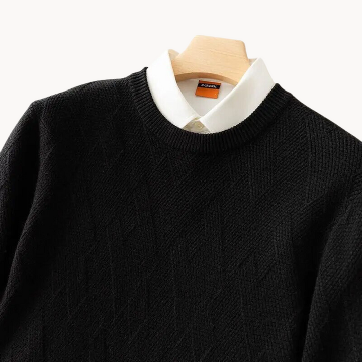 Philippe - Pull en Tricot Jacquard