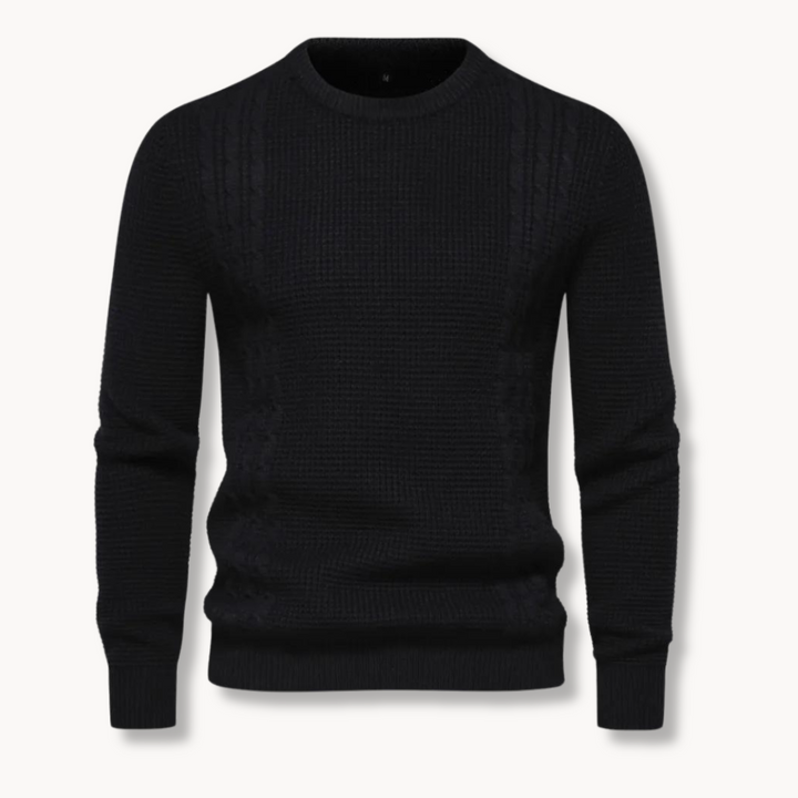 Chasseur - Pull en Tricot Patchwork