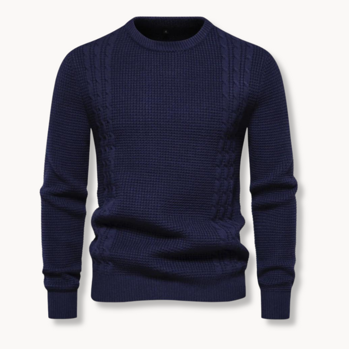 Chasseur - Pull en Tricot Patchwork