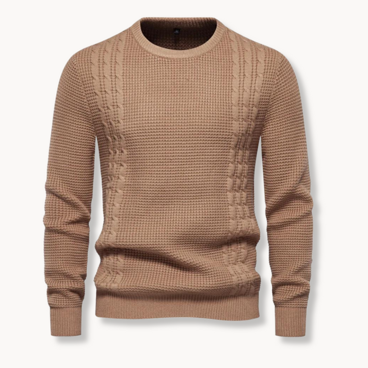 Chasseur - Pull en Tricot Patchwork