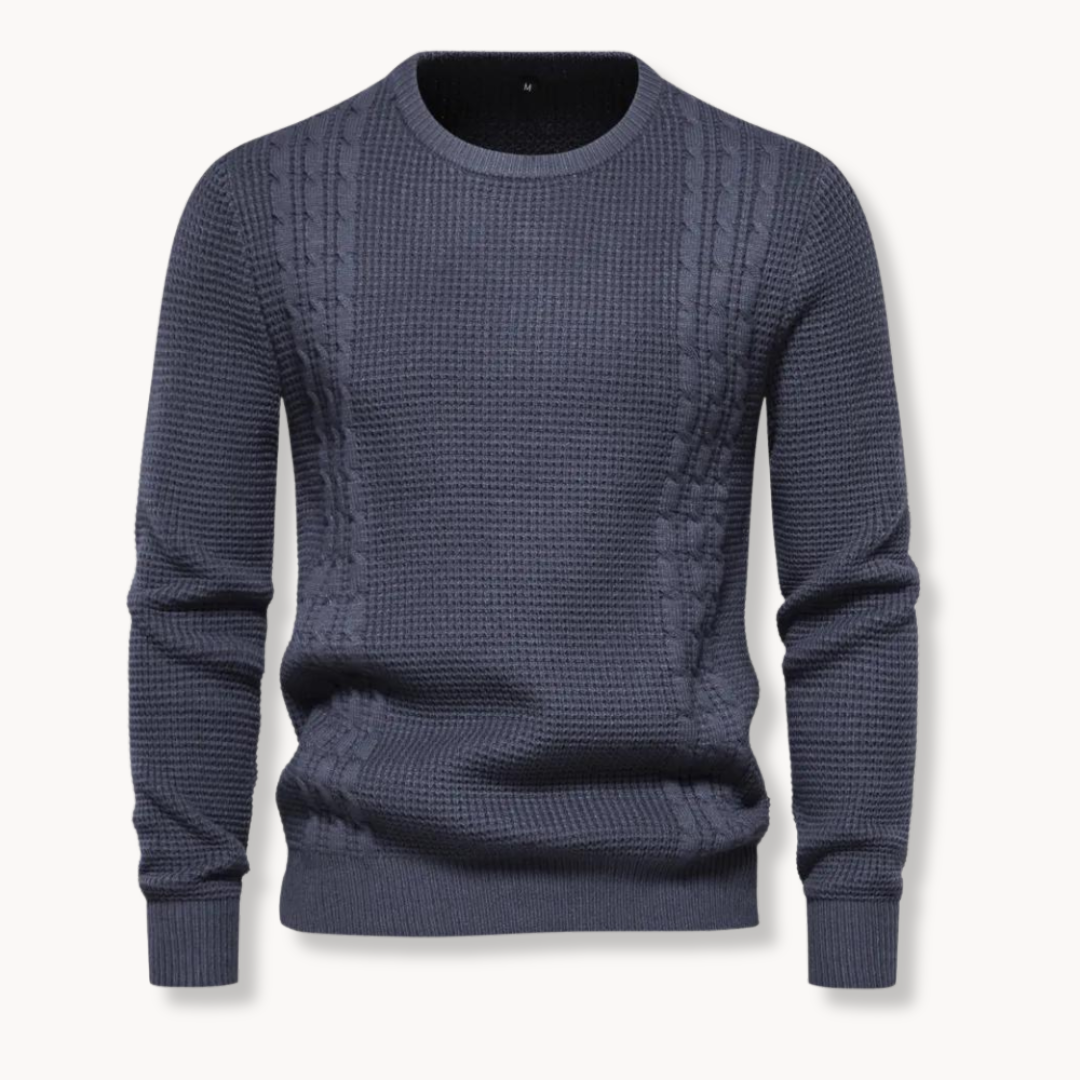 Chasseur - Pull en Tricot Patchwork