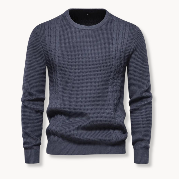 Chasseur - Pull en Tricot Patchwork