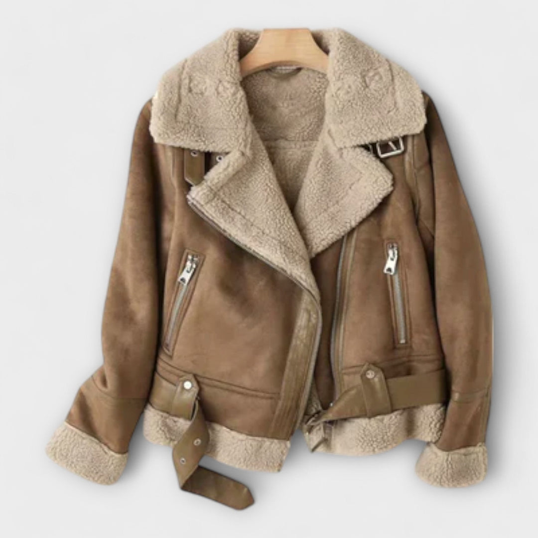 Renée | Veste Aviateur en Suède