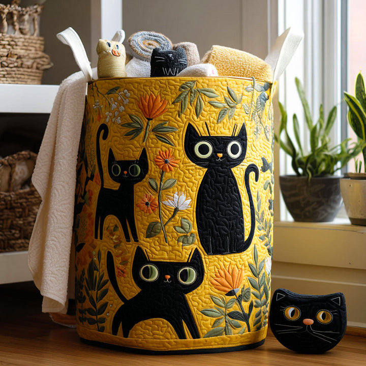 Amélie™ | Panier Matelassé Designs de Chats