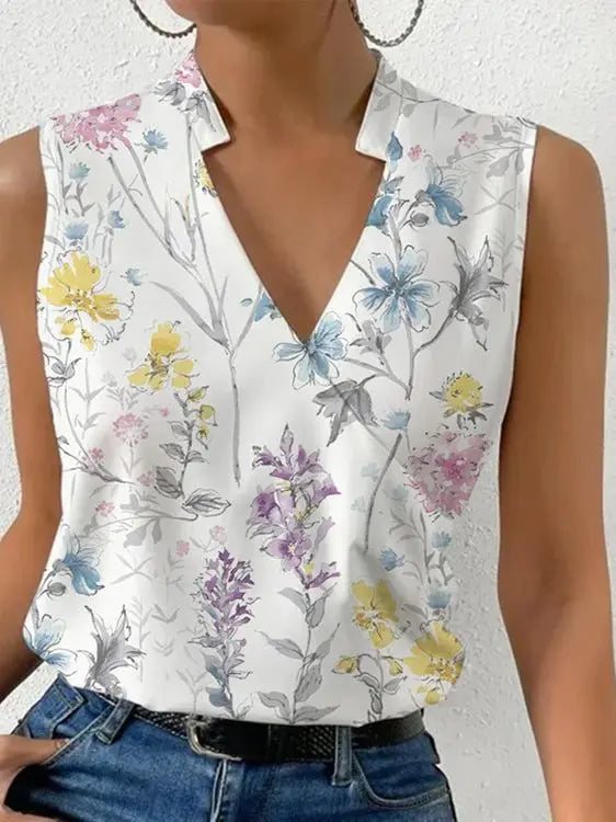 Fleur | Haut Doux avec Décolleté en V