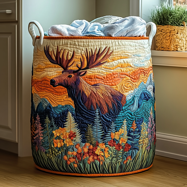 Ursule™ | Panier Matelassé Forêt