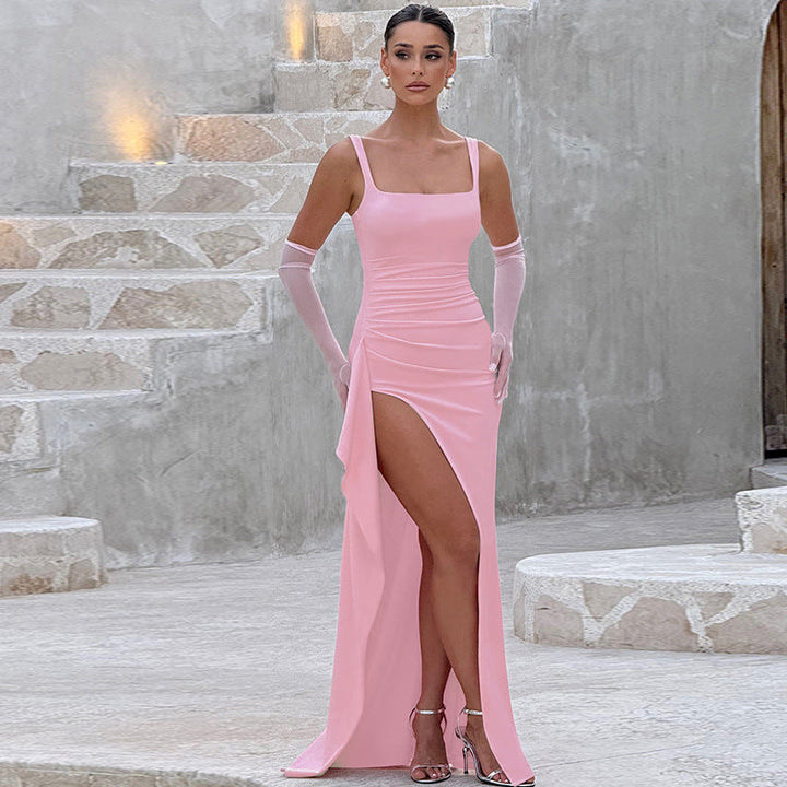 Julia - Robe Maxi Formelle Élégante avec Dos Nu