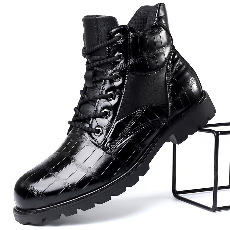 Hubert - Bottes en Cuir de Crocodile