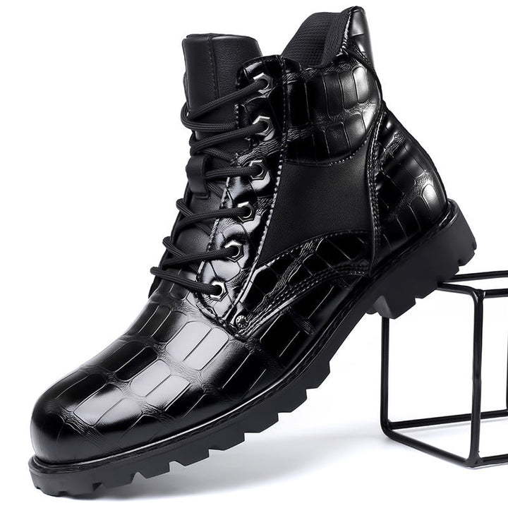 Hubert - Bottes en Cuir de Crocodile