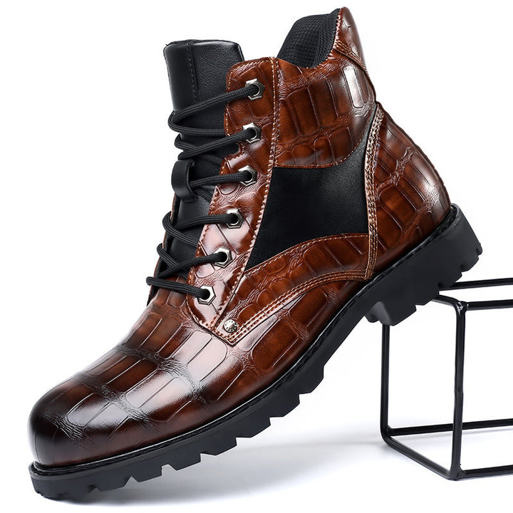 Hubert - Bottes en Cuir de Crocodile