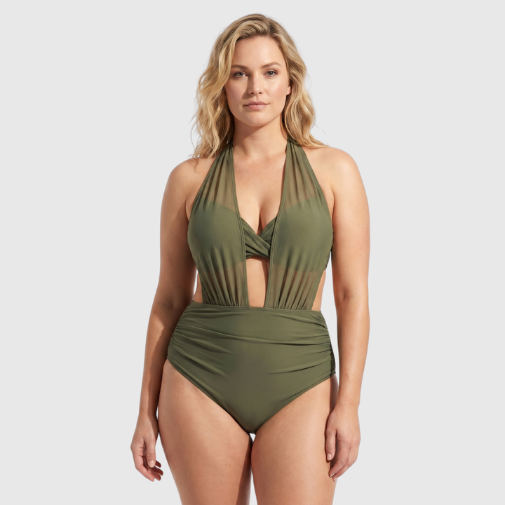 Henriette | Bikini taille haute contrôle du ventre 2-en-1