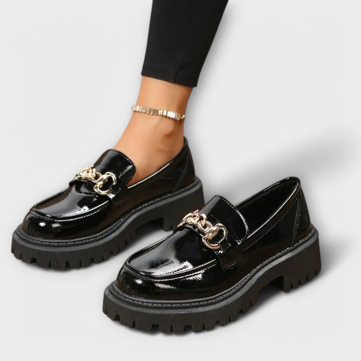 Laëtitia | Mocassins à plateforme pour femmes avec fermeture à boucle