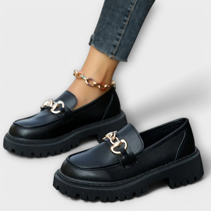 Chaussures à Talons Plaque pour Femmes avec Style Sorcière