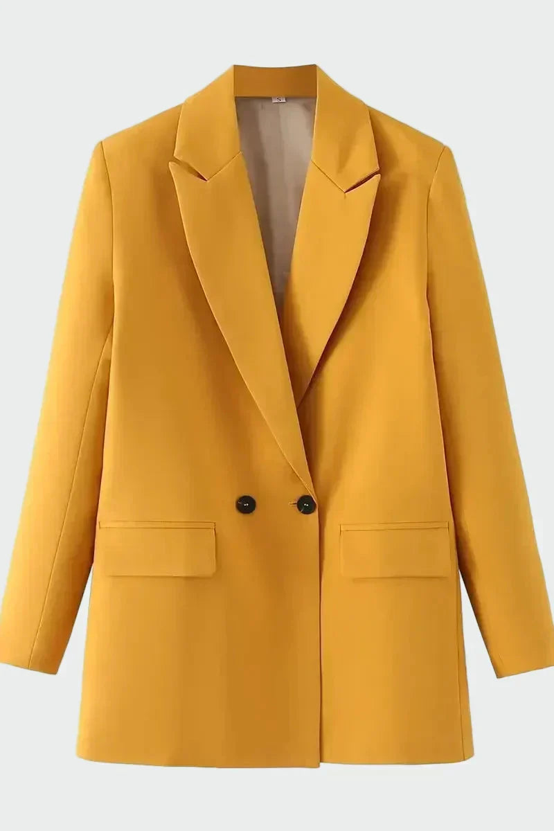 Manteau Oversize aux Lignes Modernes