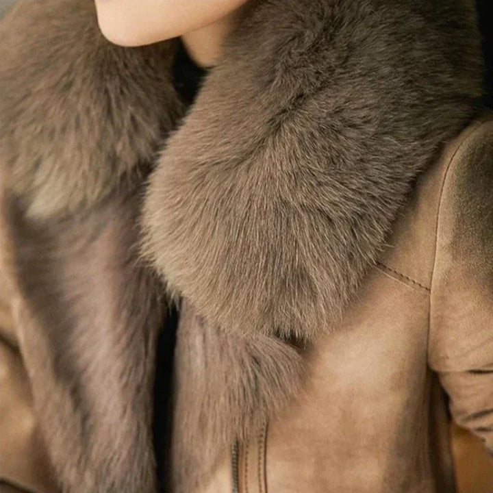 Mireille | Manteau en agneau de luxe