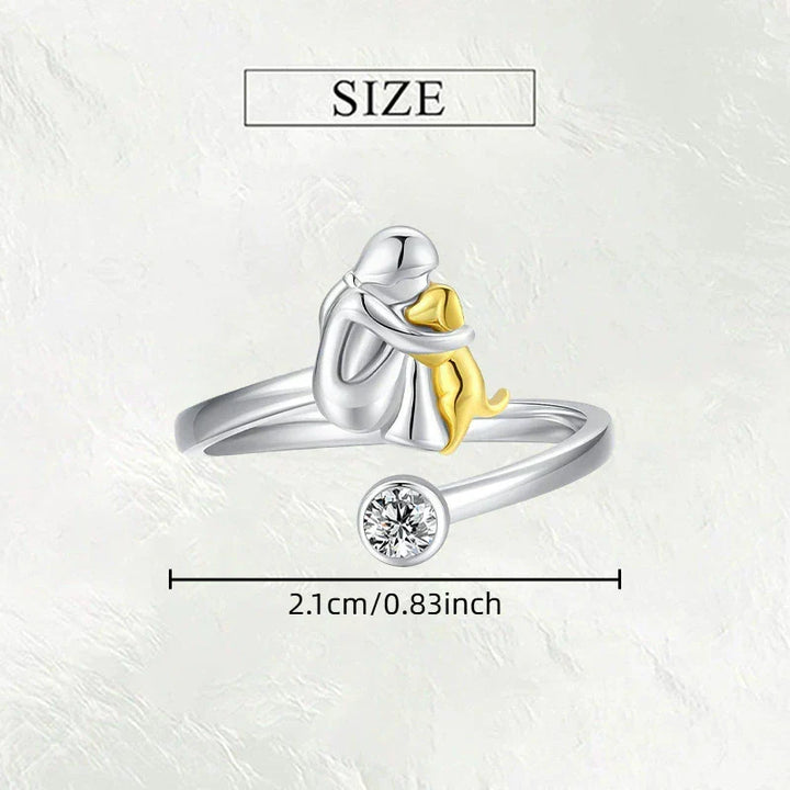 Bague Chien Câlin