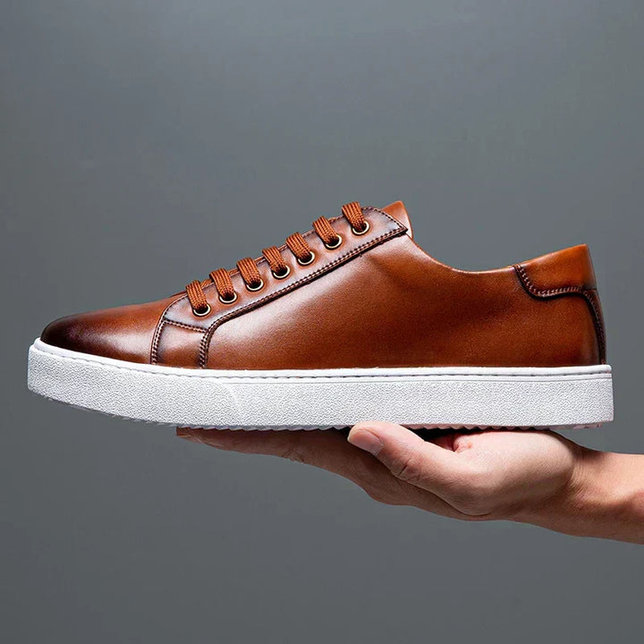 Daniel - Baskets en cuir italien