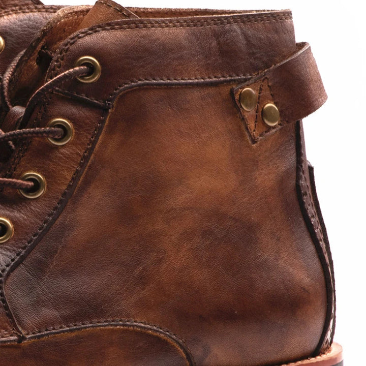 César - Bottes Rétro à Bout Rond