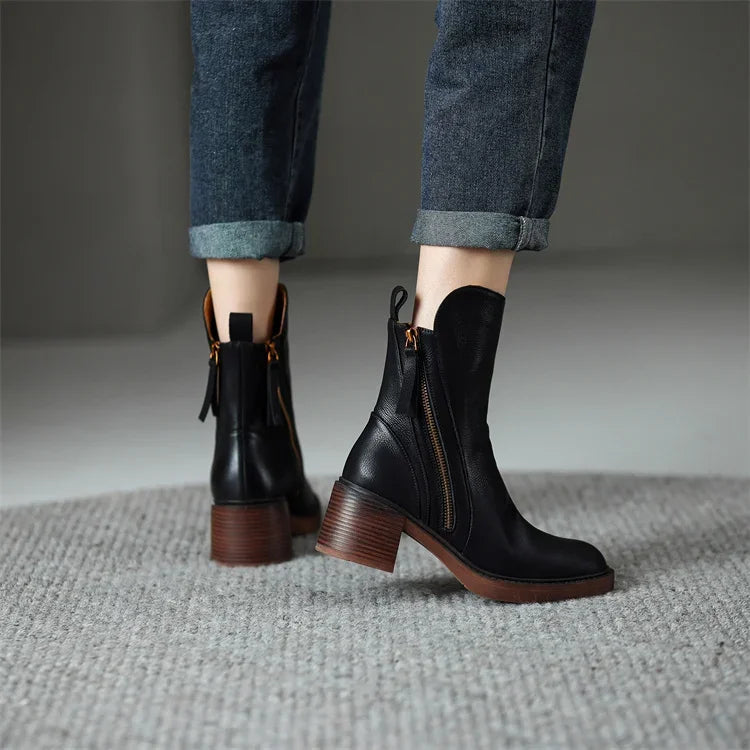 Rosine - Bottes en Cuir