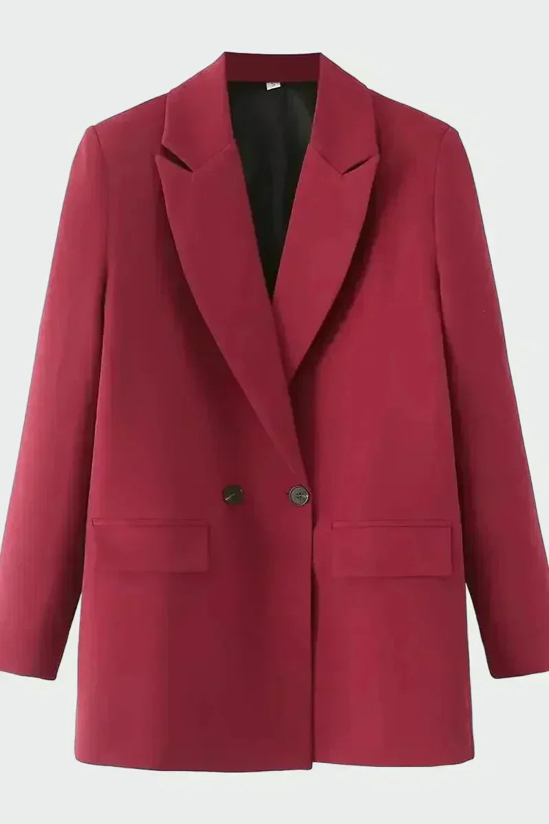 Manteau Oversize aux Lignes Modernes