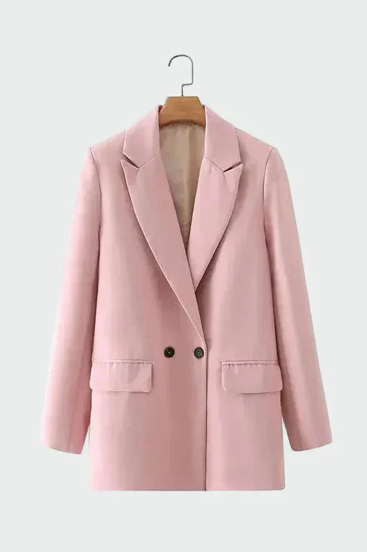 Manteau Oversize aux Lignes Modernes