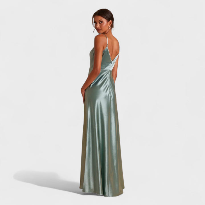 Sylvaine | Robe Longue en Satin