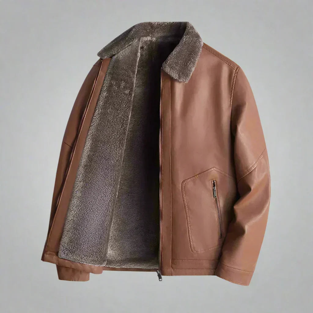 Gisele - Veste en Cuir Cavalier