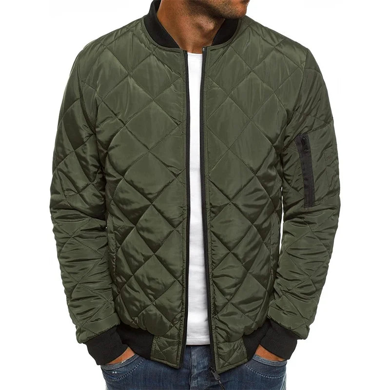 Vincent - Veste en Coton à Motif Diamant