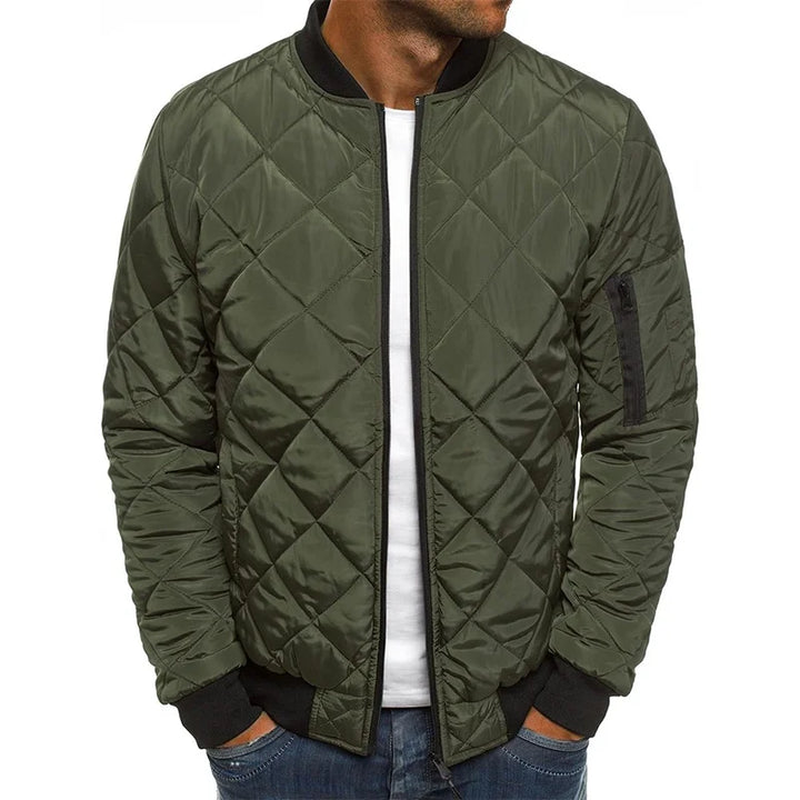 Vincent - Veste en Coton à Motif Diamant