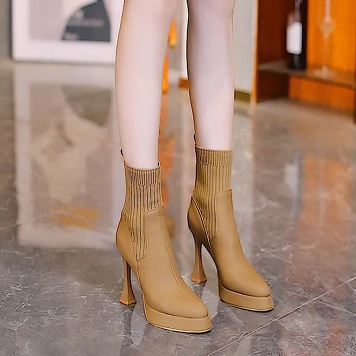 Alice - Bottes à plateforme, confort et élégance féminine