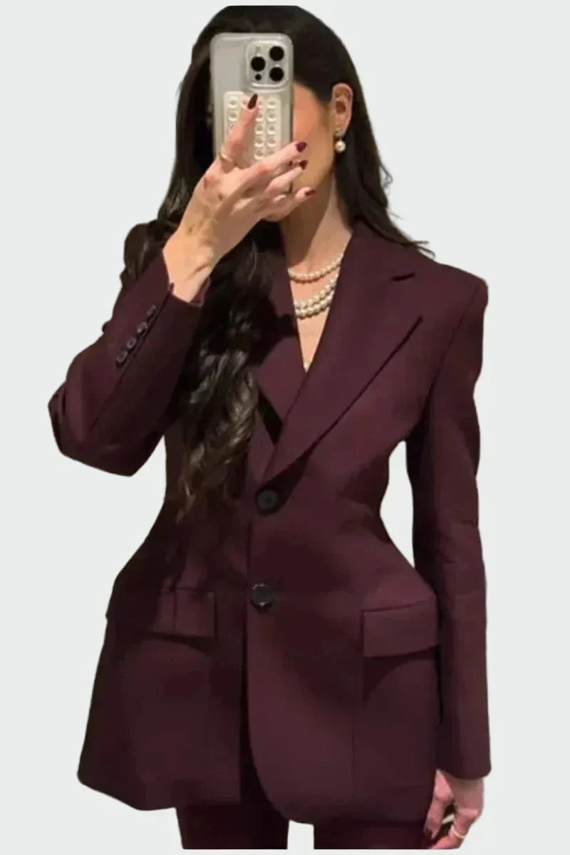 Blazer avec Ligne Impressive