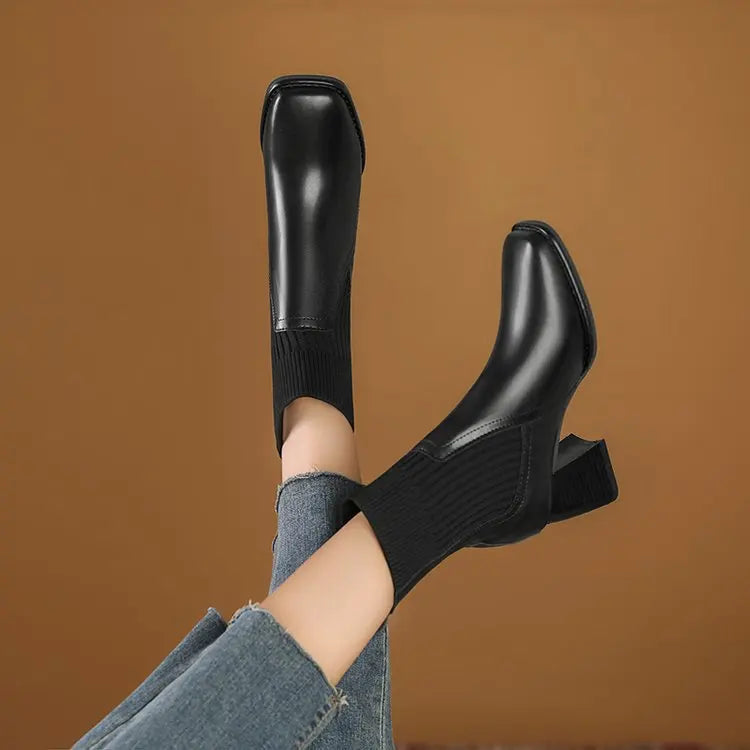Flore - Bottes à plateforme élégantes
