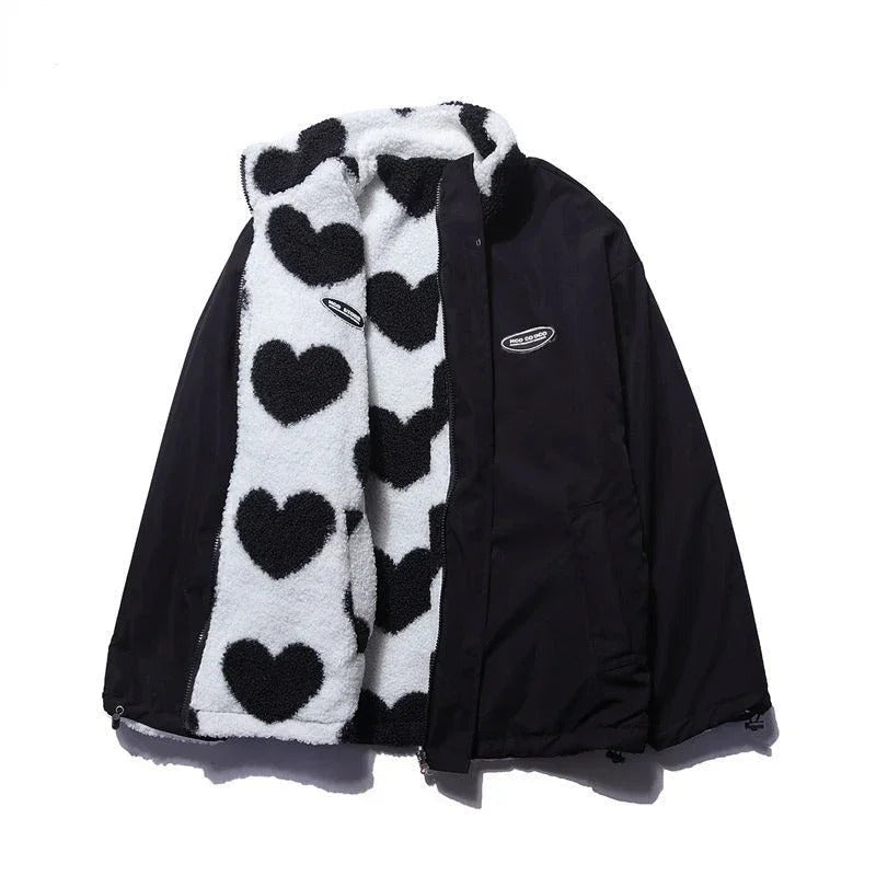 Rose | Veste Cœur Réversible