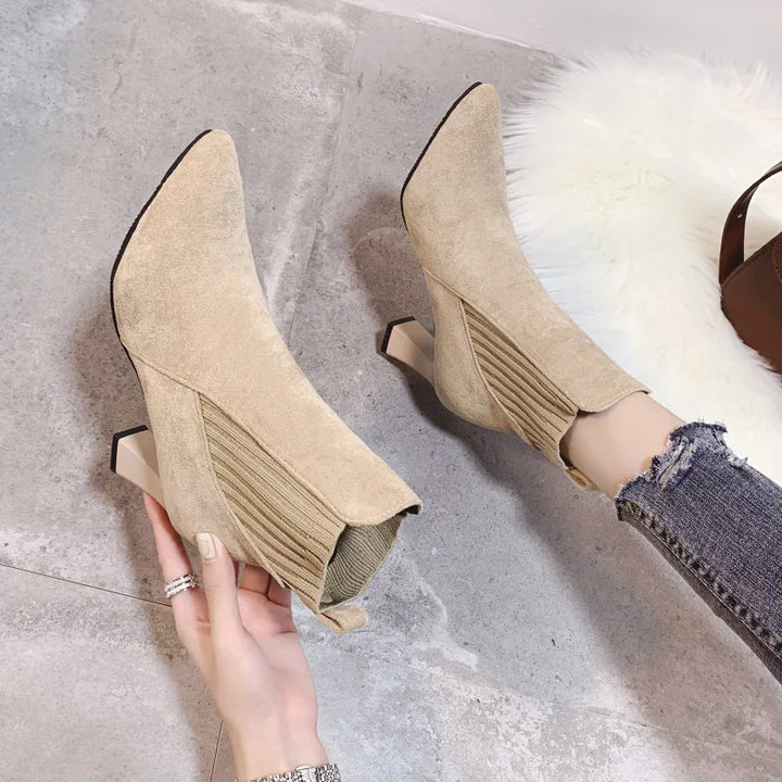 Anouk - Bottes à plateforme en daim