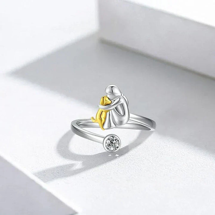 Bague Chien Câlin