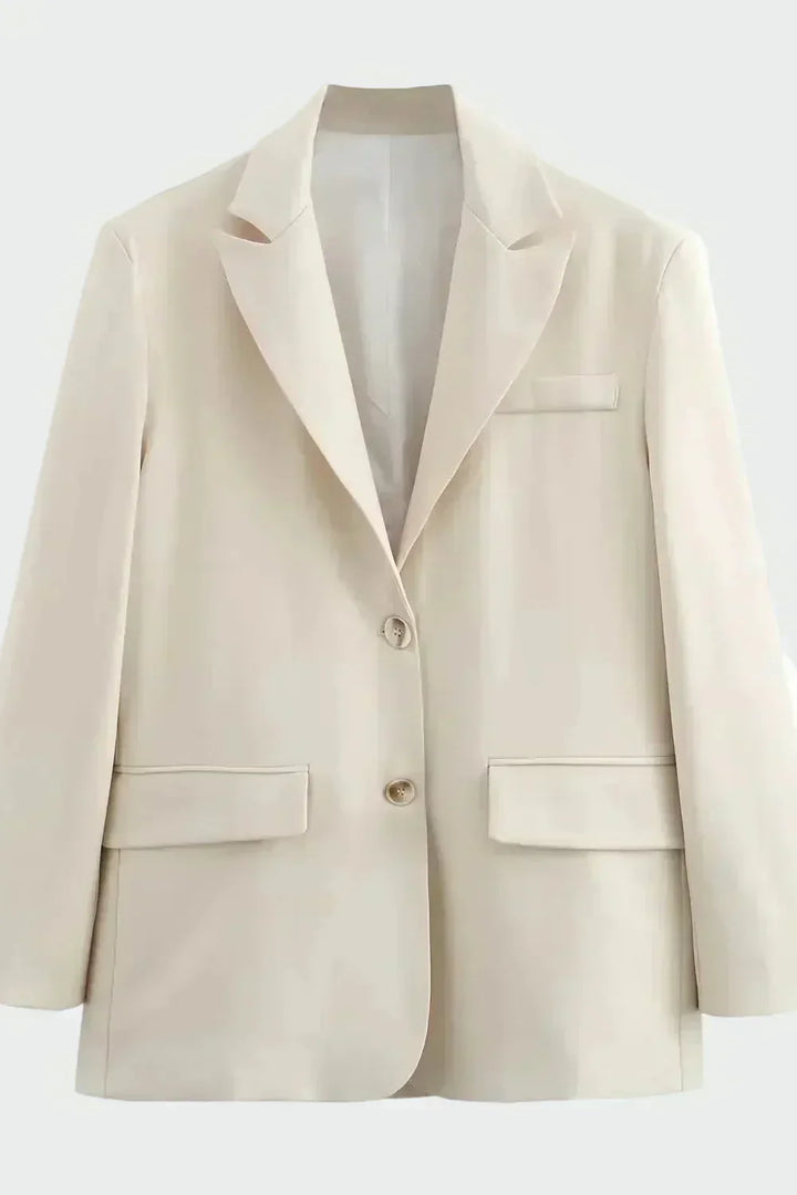 Manteau Oversize aux Lignes Modernes